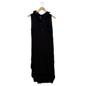 Forever 21 Black High Low Sheer Dress